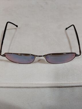 Revo Men's Slim Oval Polaroized Sunglasses